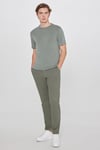 Modal Karışımlı Regular Fit Bisiklet Yaka Erkek T Shirt L2610126 801 KOYU HAKİ