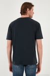 Modal Karışımlı Regular Fit Bisiklet Yaka Basic Erkek T Shirt 5902924 ANTRASİT