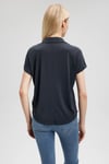 Modal Karışımlı Regular Fit Kısa Kollu Kadın Gömlek 168081-900 SİYAH