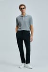 Modal Karışımlı Regular Fit Polo Yaka Kısa Kollu Triko Erkek Kazak 111090114 Nane Yeşil