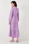 Modest Regular Fit Dik Yaka Uzun Kadın Elbise 611EL545 EFLATUN