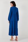 Modest Regular Fit Dik Yaka Uzun Kadın Elbise 611EL545 İNDİGO