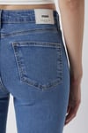 Molly Pamuklu Flare Bootcut Fit Normal Bel Jeans Kadın Kot Pantolon 10136A3925 MAVİ