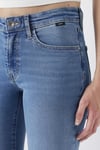 Molly Pamuklu Flare Bootcut Fit Normal Bel Jeans Kadın Kot Pantolon 10136A3925 MAVİ