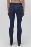 Mona Streç Pamuklu Slim Straight Normal Bel Düz Paça Jeans Kadın Kot Pantolon 1049787784 LACİVERT