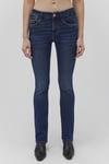 Mona Streç Pamuklu Slim Straight Normal Bel Düz Paça Jeans Kadın Kot Pantolon 1049787784 LACİVERT