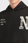 NB Lifestyle Pamuklu Oversize Fit Logolu Kapüşonlu Unisex Sweat 0UNH3534BK SİYAH
