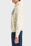 NB Lifestyle Pamuklu Oversize Logolu Kapüşonlu Unisex Sweat 0UNH3534SST BEJ