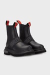 Nefud Logolu Hakiki Deri Kadın Bot 021Z100563 CTN Black Deri
