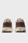 New Balance Deri Karışımlı Logolu Bağcıklı Bayan Ayakkabı U9060CCC KAHVE-BEJ
