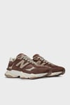 New Balance Deri Karışımlı Logolu Bağcıklı Bayan Ayakkabı U9060CCC KAHVE-BEJ