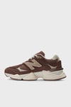 New Balance Deri Karışımlı Logolu Bağcıklı Bayan Ayakkabı U9060CCC KAHVE-BEJ
