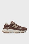 New Balance Deri Karışımlı Logolu Bağcıklı Bayan Ayakkabı U9060CCC KAHVE-BEJ