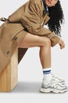 New Balance Deri Karışımlı Logolu Bağcıklı Unisex Ayakkabı U9060AUB EKRU-GRİ