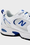 New Balance Logolu Bağcıklı Sneaker Kadın Ayakkabı U530CSJ BEYAZ-SAKS