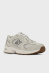 New Balance Logolu Sneaker Unisex Ayakkabı MR530AAM EKRU