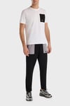 New Balance NB Lifestyle % 100 Pamuk Comfort Fit Cep Detaylı Erkek T Shirt MNT1516WT BEYAZ
