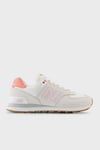 New Balance NB Lifestyle Logolu Süet Detaylı Sneaker Kadın Ayakkabı WL574IPK BEYAZ