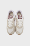 New Balance NB Lifestyle Logolu Süet Sneaker Bayan Ayakkabı WL565LLC BEJ