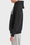 New Balance NB Lifestyle Pamuklu Oversize Fit Logolu Kapüşonlu Unisex Sweat 0UNH3534BK SİYAH