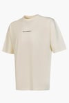 New Balance NB Lifestyle Regular Fit Bisiklet Yaka Logolu Unisex T Shirt UNT3535-SST BEJ