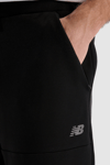 New Balance NB Lifestyle Regular Fit Normal Bel Ribanalı Paça Erkek Eşofman Altı MNP1517 BK SİYAH