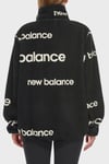 New Balance Regular Fit Logolu Dik Yaka Unisex Sweat 0UNC3358BK SİYAH
