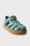 Nico Kaymayı Önleyen Cırtlı Unisex Çocuk Sandalet S10291 KOYU YEŞİL