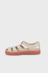 Nıco Logolu Cırt Cırtlı Unisex Çocuk Sandalet S10368 TAŞ