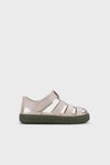 Nıco Logolu Cırt Cırtlı Unisex Çocuk Sandalet S10368 KAKİ