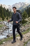 Normal Bel Dar Paça Su İtici Trekking ve Kurye Erkek Pantolon 693719 SİYAH