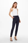 Normal Bel Regular Fit Dar Paça Onlpoptrash Kadın Pantolon 15115847 KOYU LACIVERT