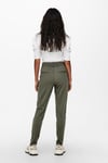 Normal Bel Regular Fit Dar Paça Onlpoptrash Kadın Pantolon 15115847 Olive