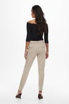 Normal Bel Regular Fit Dar Paça Onlpoptrash Kadın Pantolon 15115847 BEJ