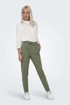 Normal Bel Regular Fit Dar Paça Onlpoptrash Kadın Pantolon 15115847 HAKİ