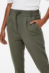 Normal Bel Regular Fit Dar Paça Onlpoptrash Kadın Pantolon 15115847 Olive