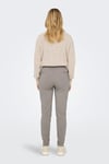 Normal Bel Regular Fit Dar Paça Onlpoptrash Kadın Pantolon 15115847 GRİ