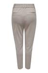Normal Bel Regular Fit Dar Paça Onlpoptrash Kadın Pantolon 15115847 GRİ