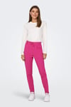 Normal Bel Regular Fit Dar Paça Onlpoptrash Kadın Pantolon 15115847 Şeker Pembe