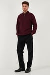 Normal Bel Regular Fit Düz Paça 2'li Paket Erkek Kadife Pantolon 645MERLINS2 LACİVERT-SİYAH