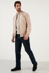 Normal Bel Regular Fit Düz Paça Erkek Kadife Pantolon 645MERLIN LACİVERT