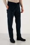 Normal Bel Regular Fit Düz Paça Erkek Kadife Pantolon 645MERLIN LACİVERT