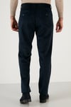 Normal Bel Regular Fit Düz Paça Erkek Kadife Pantolon 645MERLIN LACİVERT