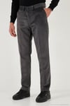 Normal Bel Regular Fit Düz Paça Erkek Kadife Pantolon 645MERLIN GRİ