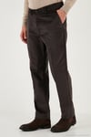 Normal Bel Regular Fit Düz Paça Erkek Kadife Pantolon 645MERLIN KAHVE