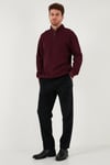 Normal Bel Regular Fit Düz Paça Erkek Kadife Pantolon 645MERLIN SİYAH