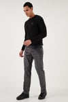Normal Bel Regular Fit Düz Paça Erkek Kadife Pantolon 645MERLIN GRİ