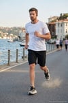 Normal Kalıp Kargo Cepli Lastikli Bel Bermuda Erkek Şort 693263 SİYAH