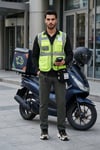 Normal Kalıp Kargo Cepli Lastikli Bel Trekking ve Kurye Erkek Pantolon 693710 FÜME