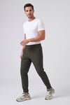 Normal Kalıp Lastikli Bel Düz Paça Trekking Erkek Pantolon 693159 HAKİ